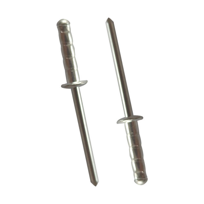 All aluminum double drum rivet